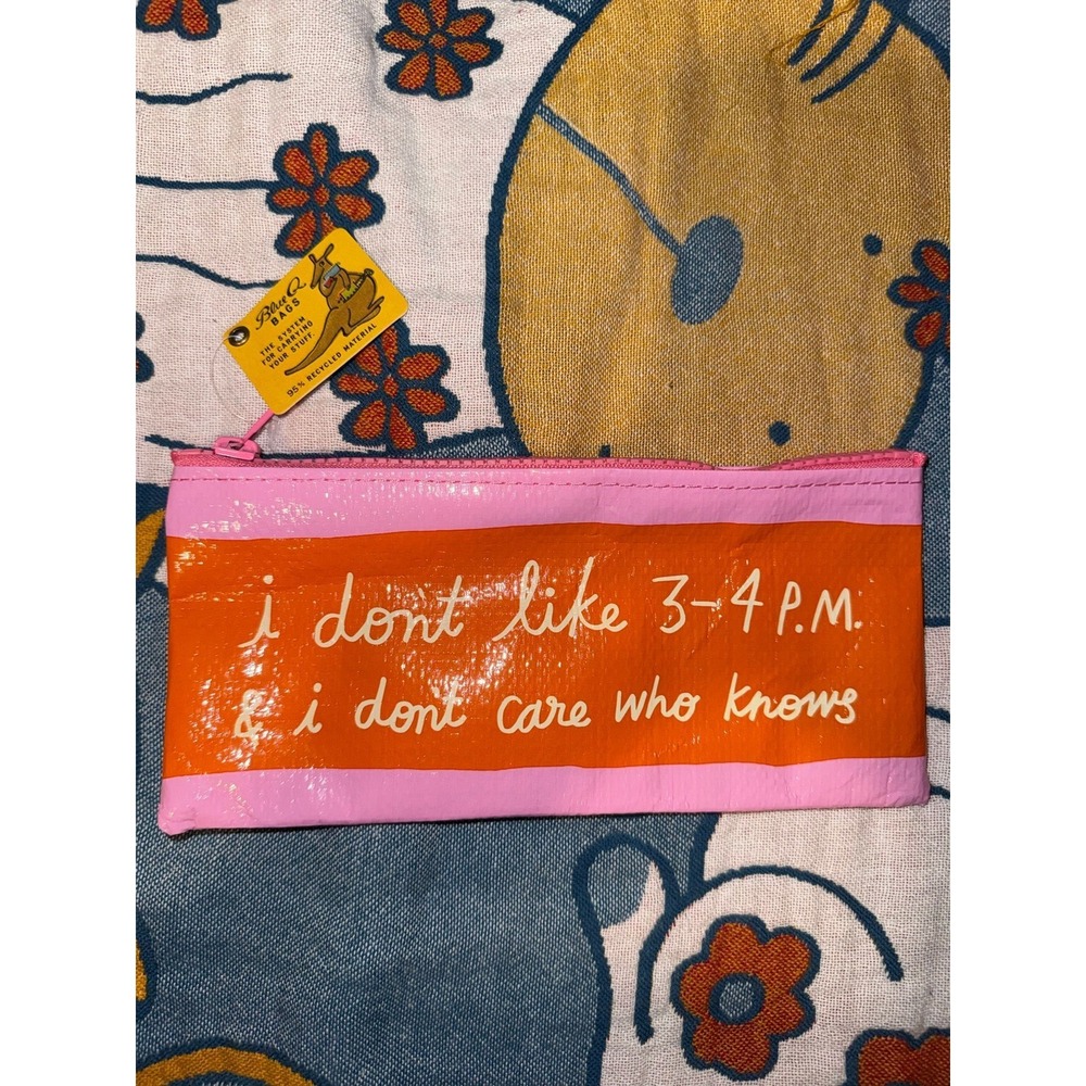 Blue Q makeup/pencil bag